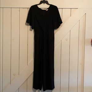 Loft Black Wide Leg Jumper